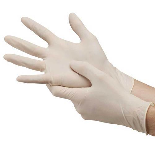 White Nitrile Gloves, for Cleaning, Examination, Food Service, Light Industry, Feature : Breathable