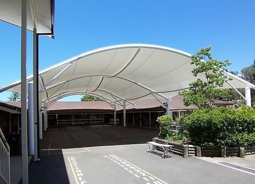 PVC Tensile Canopy, for Garden, Feature : Impeccable Finish, Whether Resistance
