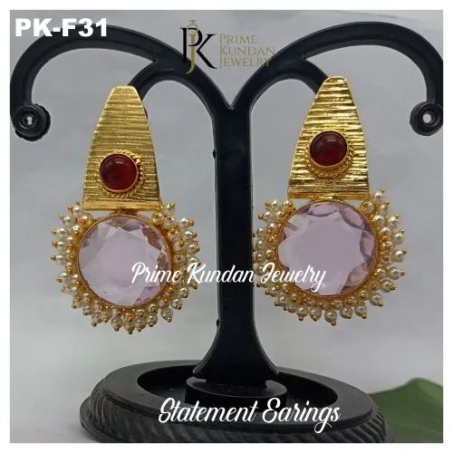 PK-F31 Jade Earrings