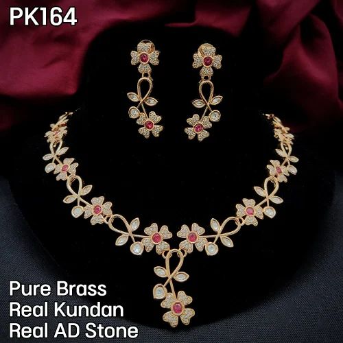 PK164 Kundan Necklace Set