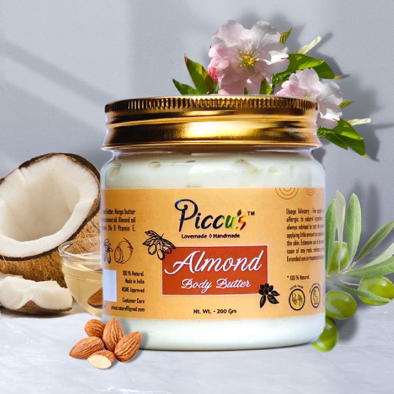 Piccu\'s Almond Triple whip natural organic body butter (not cream)