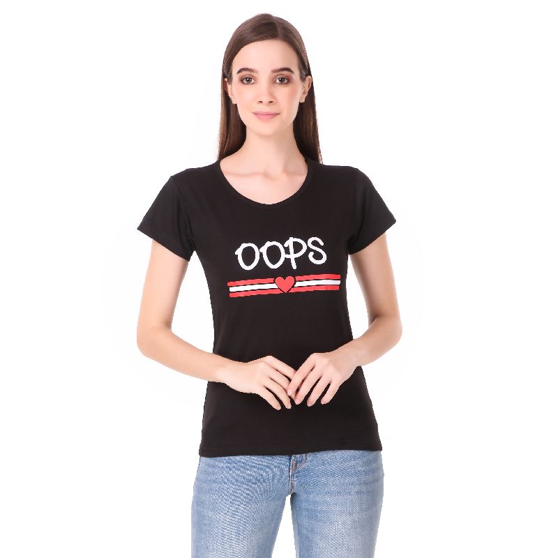 OOPS Print Women T-Shirts