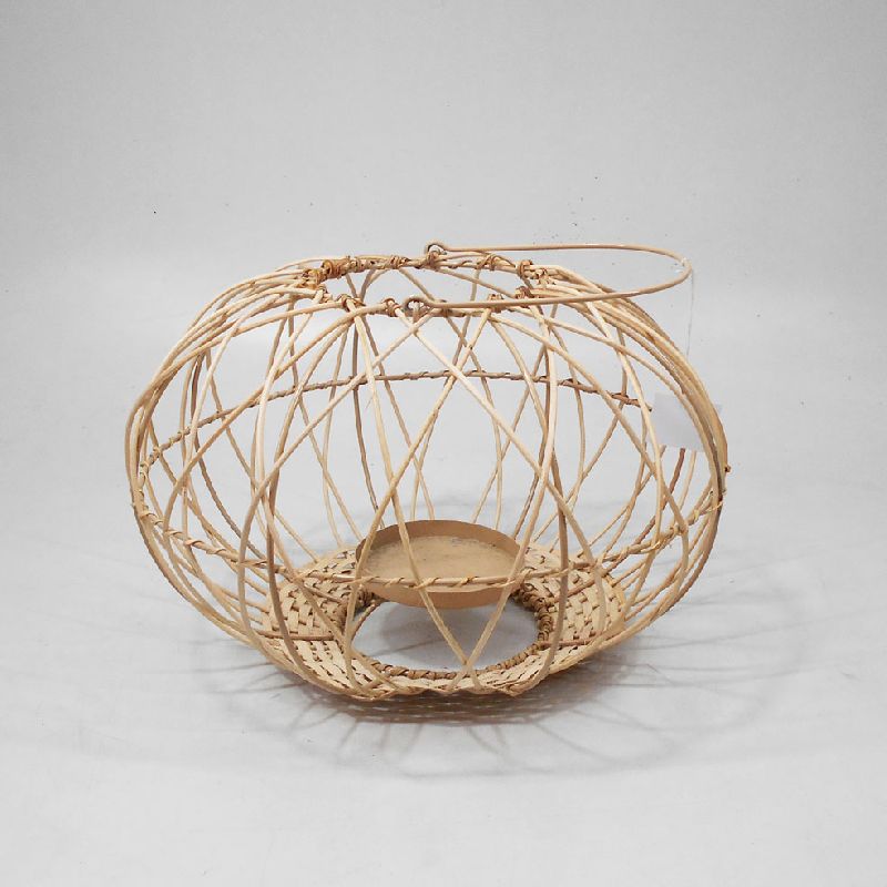Polished Bamboo Rattan Lantern, Style : Handmade