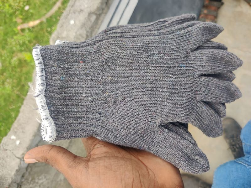 40 gm cotton knitted gloves, for Winter Wear, Industrial, Length : 10-15 Inches