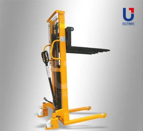 HT UL 2500 Hydraulic Manual Stacker, for Lifting Goods, Color : Yellow