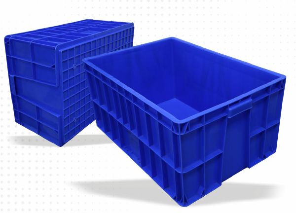 Rectangular Plastic Jumbo Crates, for Storage, Style : Solid Box