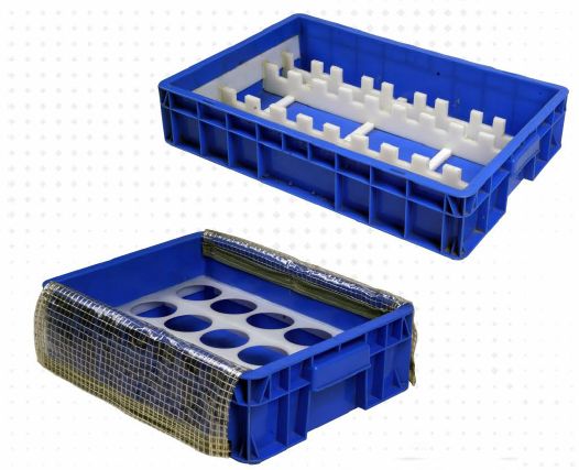 Rectangular Plastic Partition Crates, for Storage, Style : Mesh
