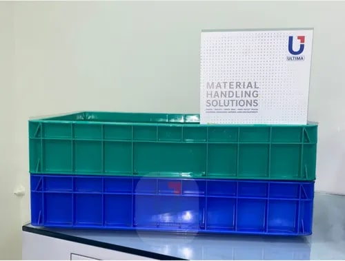 Rectangular HDPE Crate, for Storage, Style : Solid Box