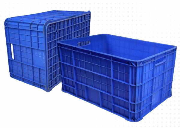 Rectangular Plastic Super Jumbo Crates, for Storage, Style : Solid Box