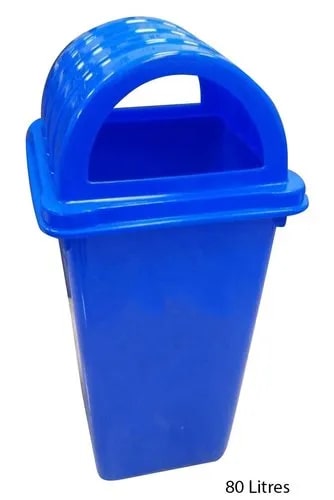 Plain Plastic UW-08-01 HDPE Waste Bin, Size : Standard