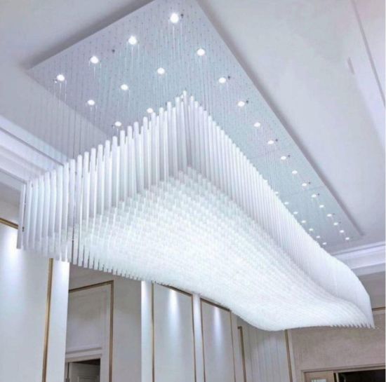 1.5' X 10' Decorative Chandelier, for Banquet Halls, Home, Hotel, Restaurant, Feature : Attractive Designs