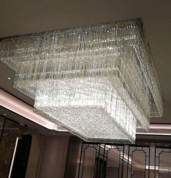 8' X 10' Decorative Chandelier, for Banquet Halls, Home, Hotel, Feature : Dust Proof, Fine Finishing