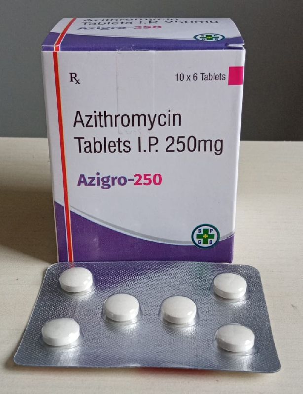 AZITHROMYCIN 250 TABLETS, for Pharmaceuticals