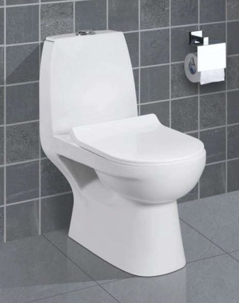 Aside Plain One Piece Water Closet, for Toilet Use, Size : 640x340x720 mm