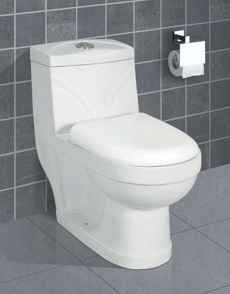 Classy Plain One Piece Water Closet, for Toilet Use, Size : 665x335x710 mm
