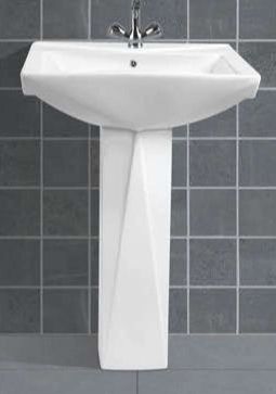 Diamond Pedestal Wash Basin