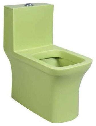 Matte Green One Piece Water Closet, for Toilet Use