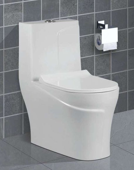 Rosy Plain One Piece Water Closet, for Toilet Use, Size : 680s390s770 mm