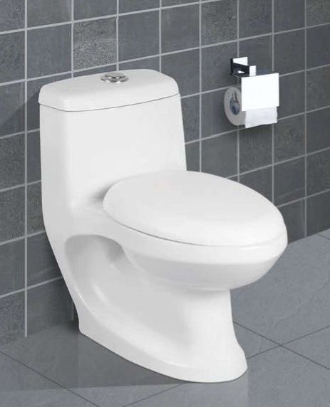 Sentro Plain One Piece Water Closet, for Toilet Use, Size : 680x355x680 mm