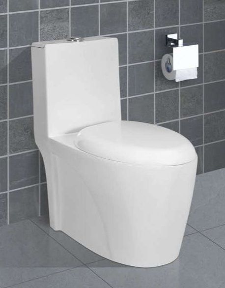 Swiss Plain One Piece Water Closet, for Toilet Use, Size : 680x340x745 mm