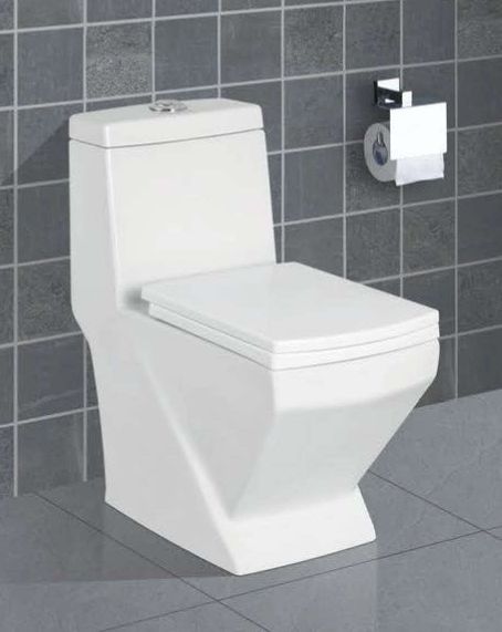 Vega Plain One Piece Water Closet, for Toilet Use, Size : 665x360x730 mm