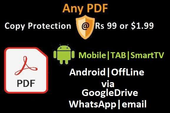 Pdf file copy protection android offline software