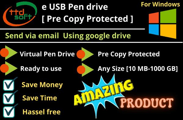 pre copy protected windows e usb pen drive software