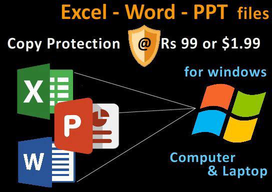 ms office file excel word ppt copy protection software