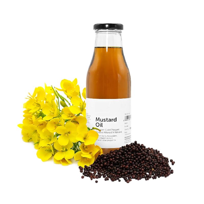 Organic Double Filtered Mustard Oil, Packaging Size : 1L