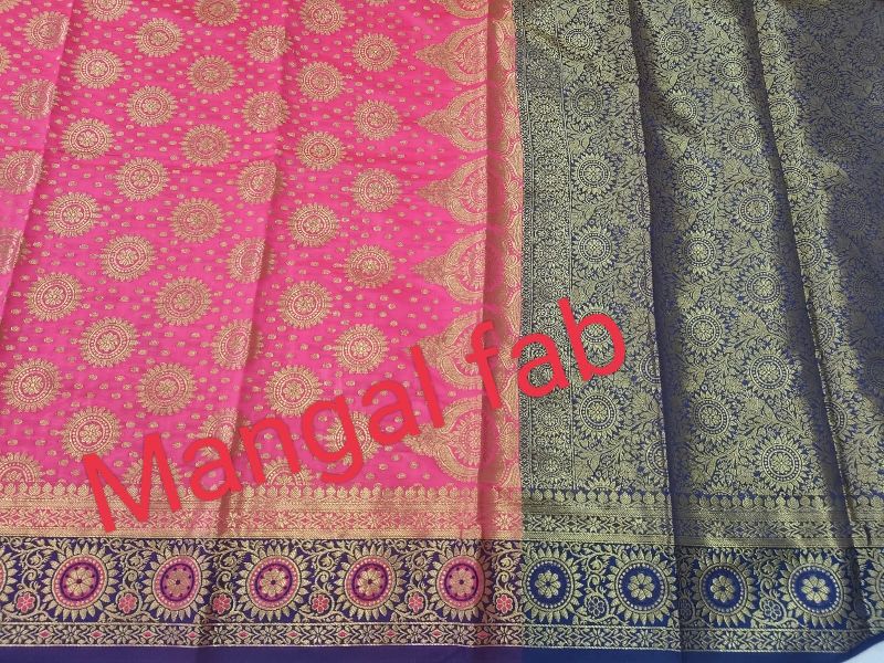 Pure Zari Kanjeevaram Silk Saree, Technics : Machine Made