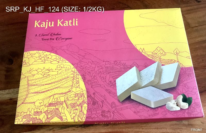 Rectangular kaju katli sweet box, Capacity : 1kg, 500gm at Best Price ...