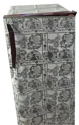 Vertical Polyester Refrigerator Cover, Pattern : Printed