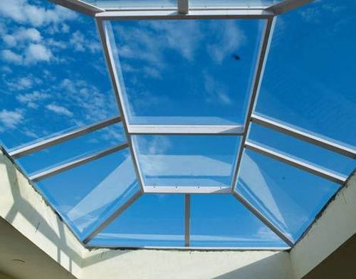 Multishape Aluminium Glass Skylights, for Decoractive, Roofing, Size : Multisizes