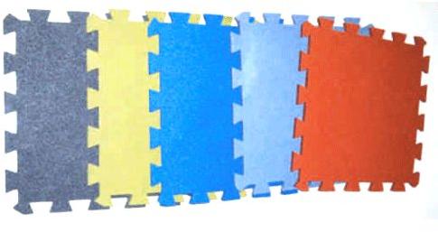 Rubber Interlocking Tiles, for Flooring, Feature : Durable Finish