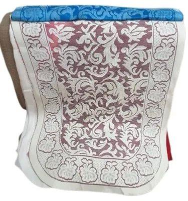 Blossom White Sofa Back Cover, Size : 23x30 Inch