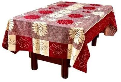 Knitted Polyester Printed Lily Table Cover, Feature : Wrinkle Free