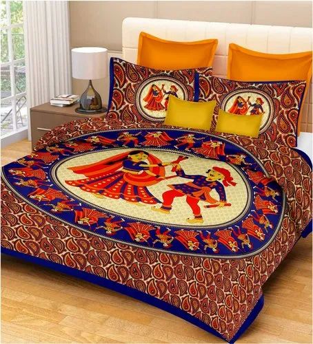 jaipuri bed sheet