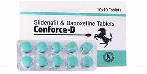 Cenforce D Tablets, Composition : Sildenafil Dapoxetine