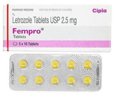 Fempro Tablets, Composition : Letrozole 2.5 mg