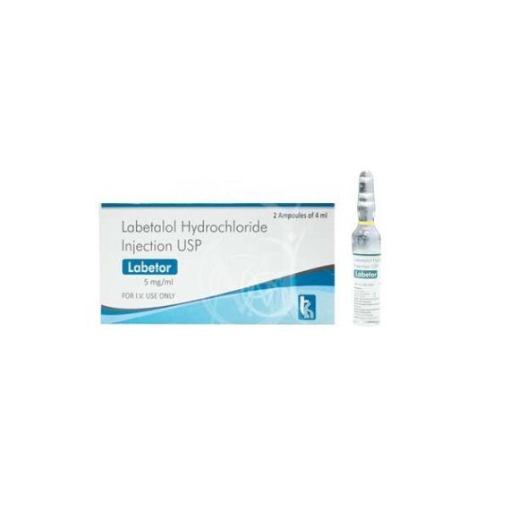 Labetalol Hydrochloride Injection, USP, 20 MG/ 4ML