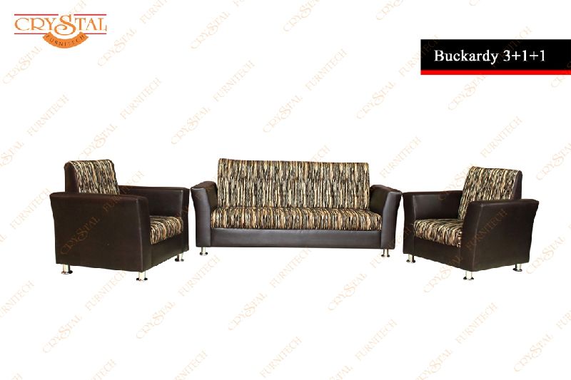Crystal Furnitech Wooden Buckardy Sofa Set, for Living room, Seating Capacity : 5 Seater