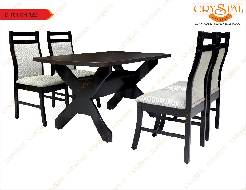 D 101+CH022 4 Seater Dining Table Set