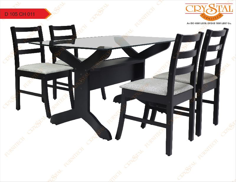 D 105+CH011 4 Seater Dining Table Set