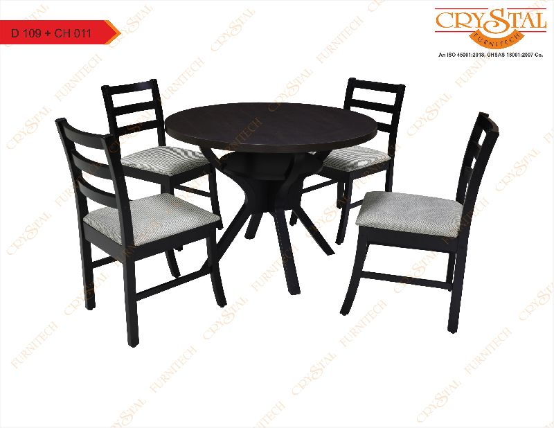 D 109+CH011 4 Seater Dining Table Set