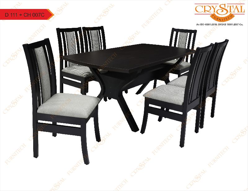 D 111+ CH07 C 6 Seater Dining Table Set