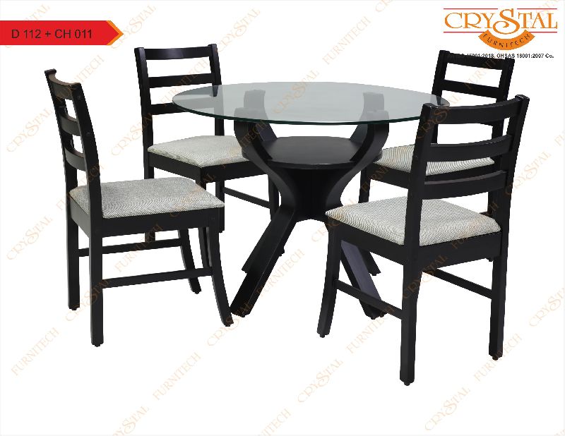 D 112+CH011 4 Seater Dining Table Set