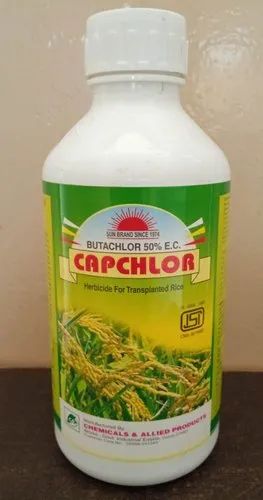 Capchlor Butachlor 50% EC Herbicide, Packaging Size : 500 ml, 1 Lit