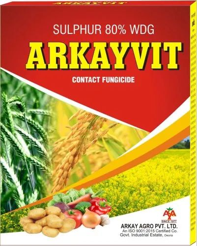ARKAYVIT Sulphur 80% WDG Fungicides, Packaging Type : C/B