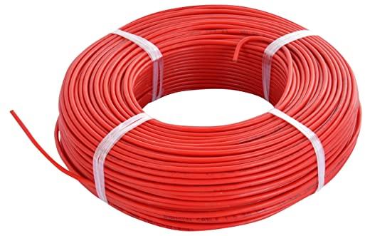 Pvc insulated flexible wire, Color : Red