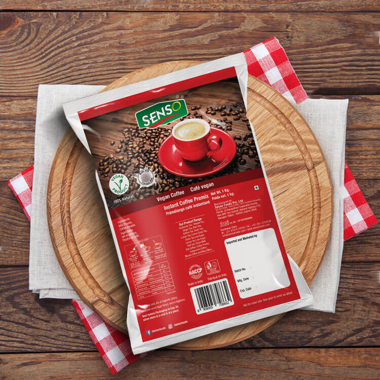 1 Kg Vegan Coffee Premix, Packaging Size : 1kg